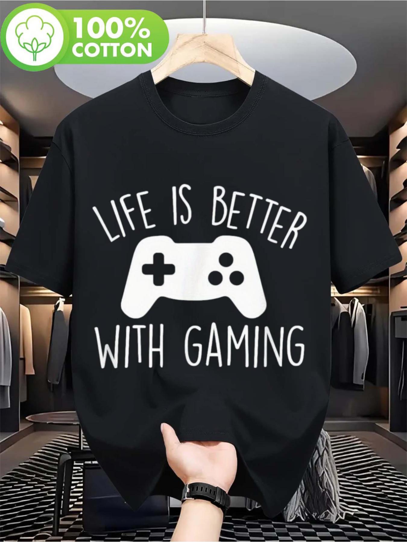 Retro Gaming Life - T-shirt de jeu vintage pour homme