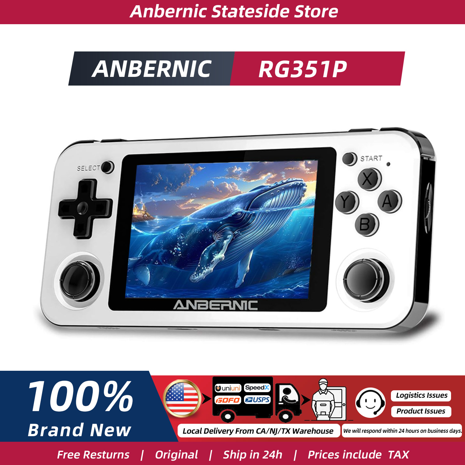 Retro Gaming Device - Console de jeu rétro portable ANBERNIC