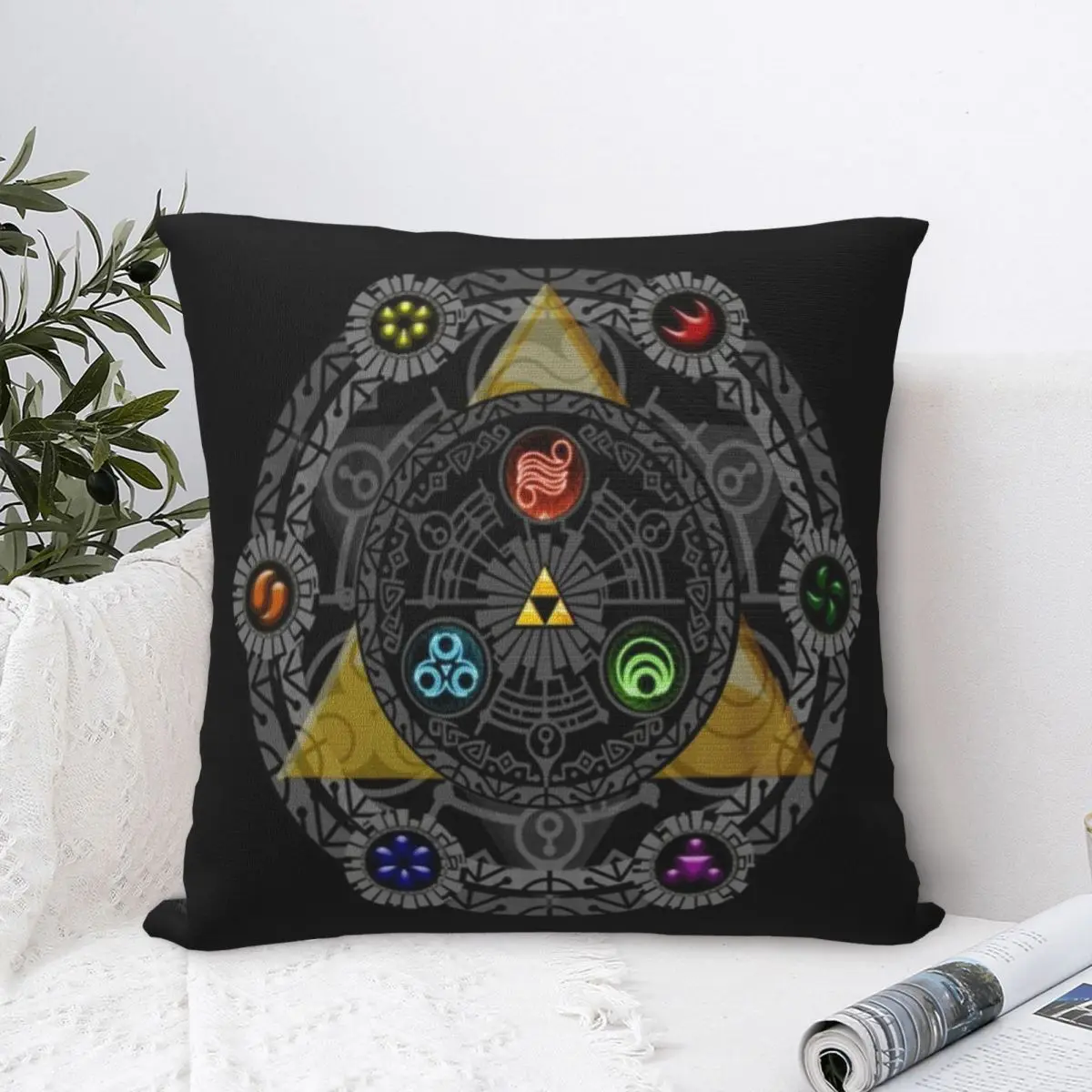 Retro Gaming Lounge - Juste de coussin imprimée Z-helpdas, taie