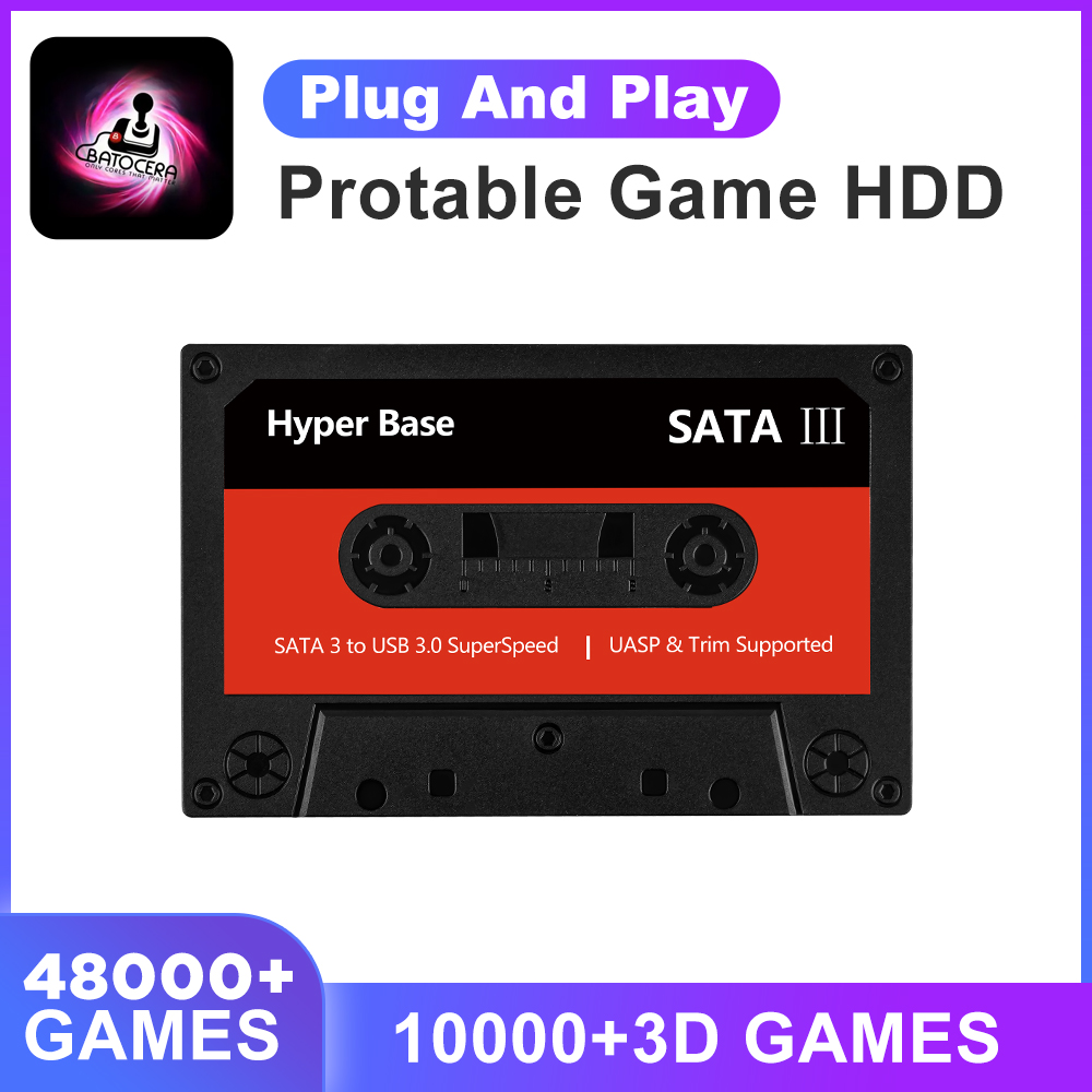 Retro Gaming Hard Drive - Batocera – disque dur externe HDD