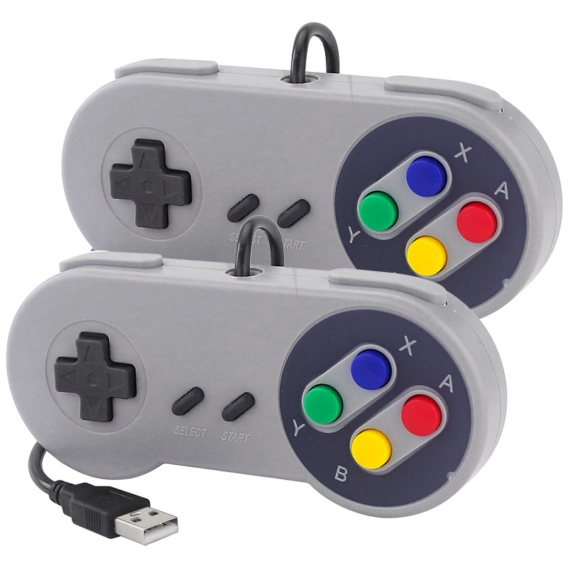 Retro Gaming Raspberry Pi - 2 pièces manette de jeu USB