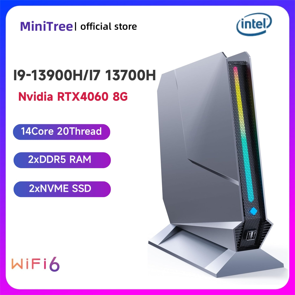 Intel Cpu Core I7 - Mini PC de jeu de bureau,
