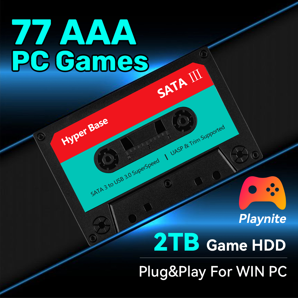 Retro Gaming Hard Drive - Disque dur de jeu de 2