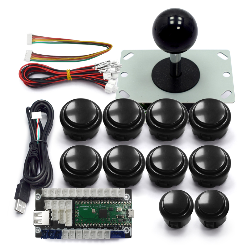 Retro Gaming Raspberry Pi - Kit DIY de jeu d'arcade Sanwa,