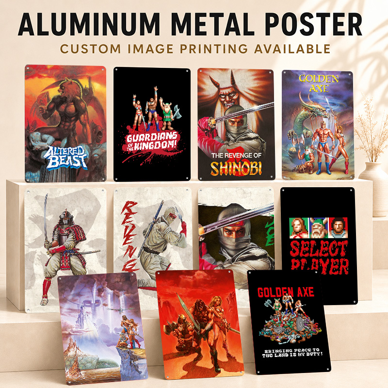 Retro Gaming Lounge - Affiches imprimées de la collection SEGA,