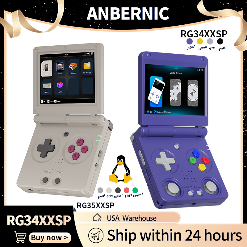 Anbernic RG34XXSP RG35XXSP Con - Retro Gaming Console Lego avis et prix