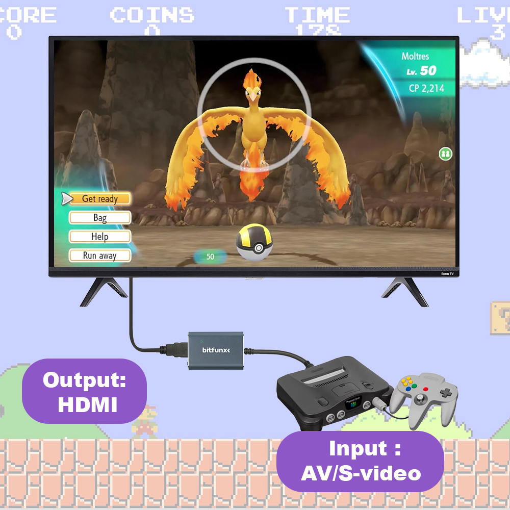 Bitfunx – adaptateur vidéo 720 - Retro Gaming Device avis et prix