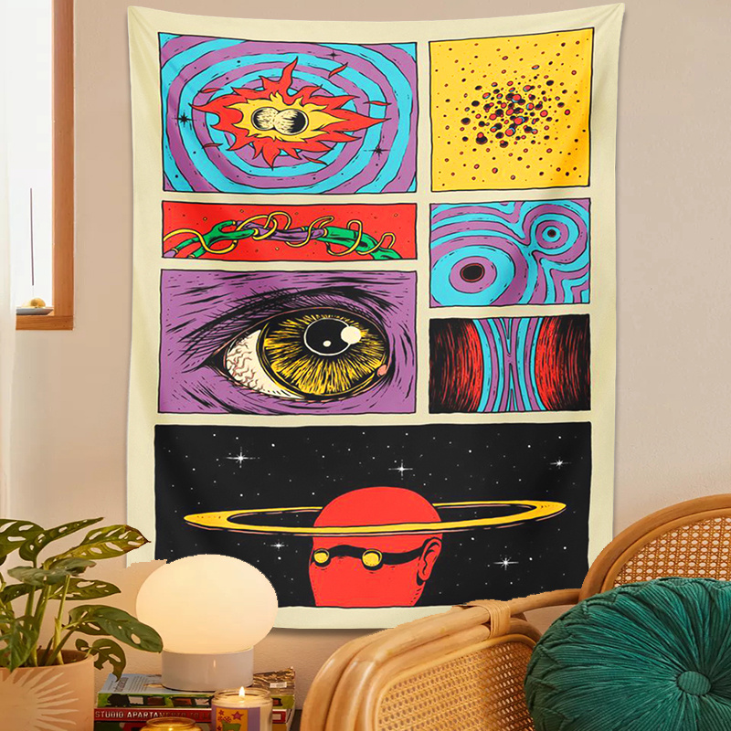 VIKAMA Tapisserie murale d'art - Retro Gaming Gadgets avis et prix