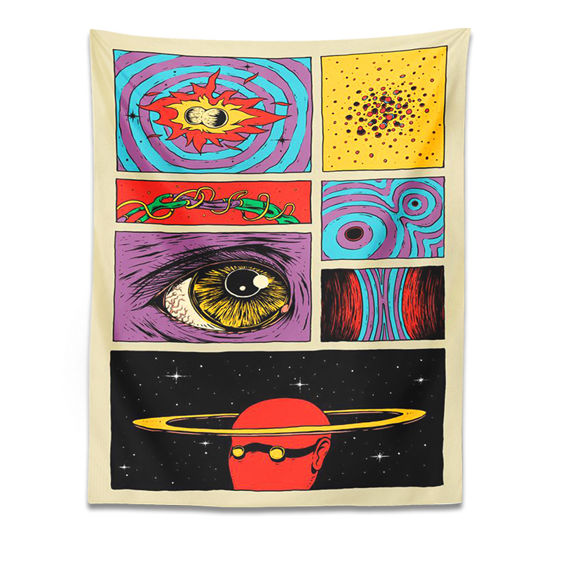 VIKAMA Tapisserie murale d'art - Retro Gaming Gadgets avis et prix