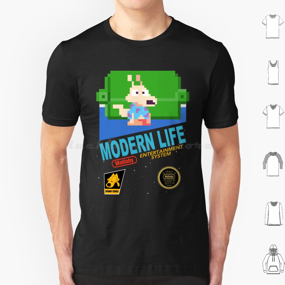 Vie moderne t-shirt 6xl coton  - Retro Gaming Life avis et prix