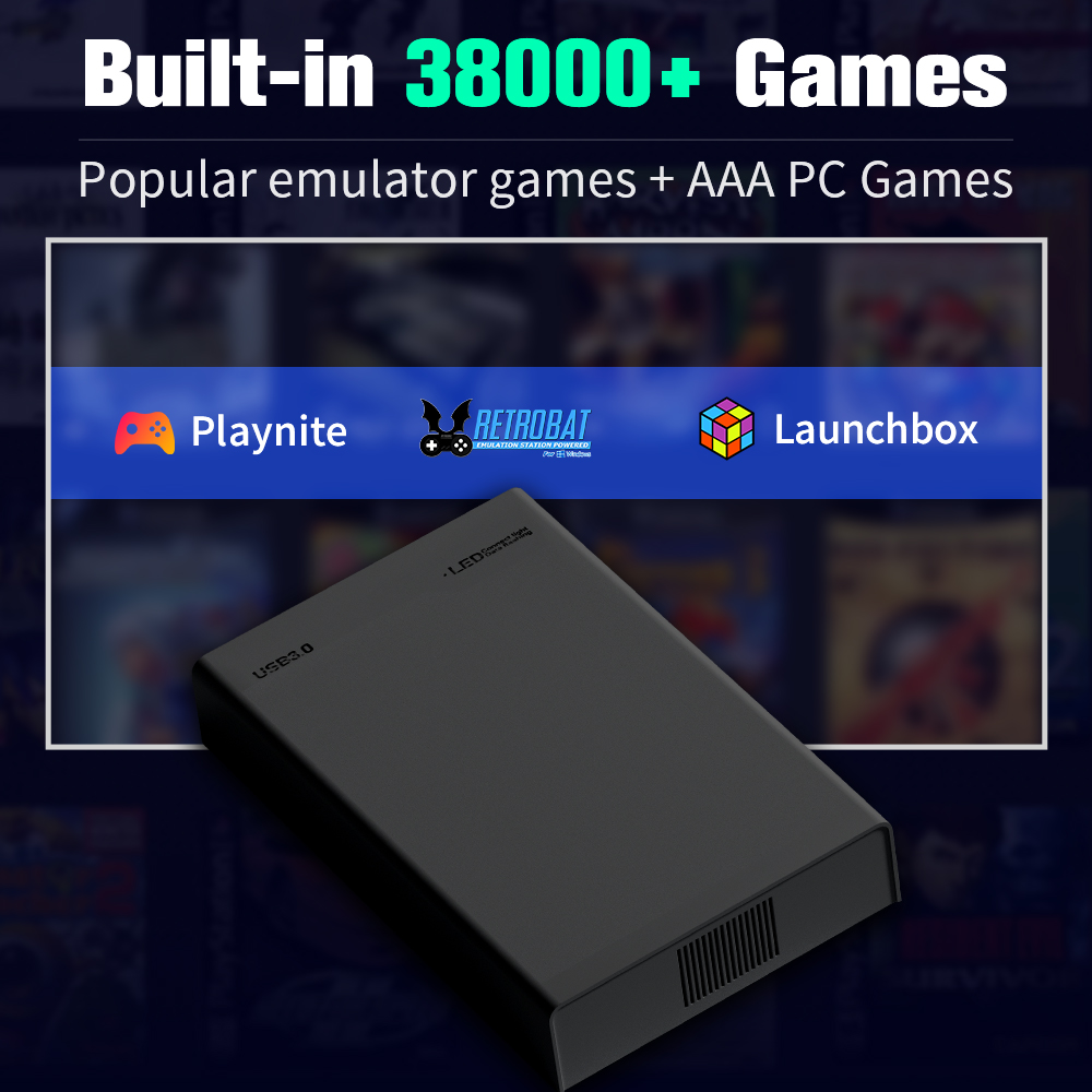 Disque dur de jeu de 500G avec - Retro Gaming Hard Drive avis et prix