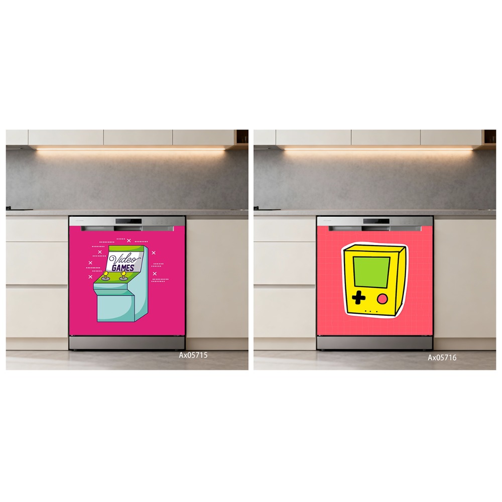 Autocollant de porte de lave-v - Retro Gaming Table avis et prix