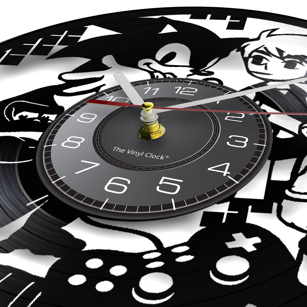 Horloge murale en vinyle inspi - Retro Gaming Gadgets avis et prix