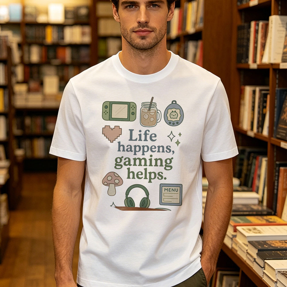 T-shirt unisexe avec motif de  - Retro Gaming Life avis et prix