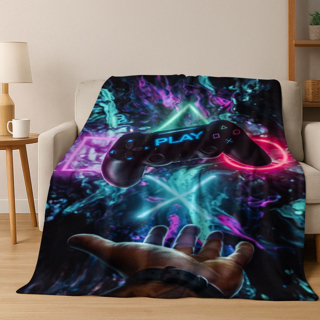 Couverture en flanelle pour co - Retro Gaming Lounge avis et prix