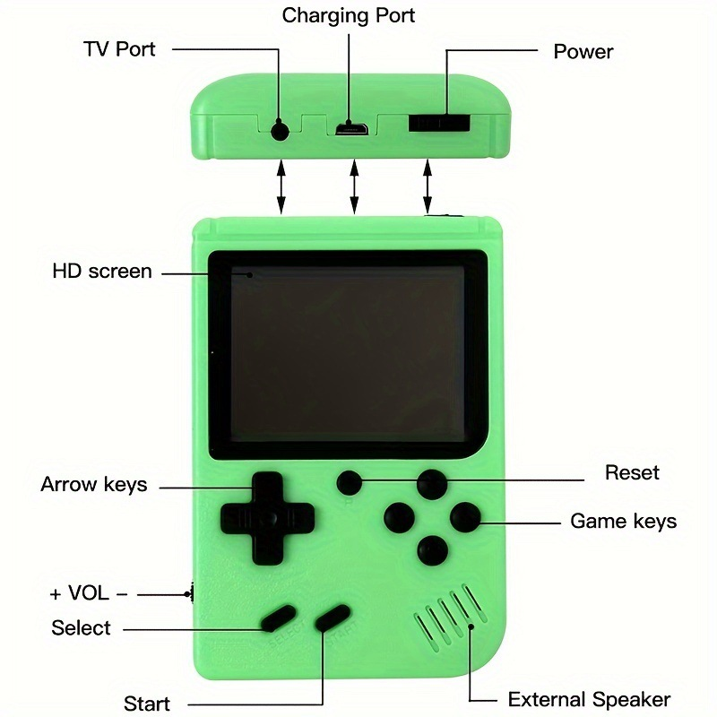 Console de jeux portable rétro - Retro Gaming Console Lego avis et prix